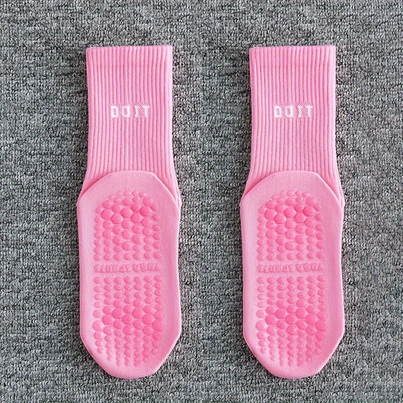 1 Pair Of Yoga Socks, Trendy Floor Socks, Sweat-absorbing And Breathable Socks