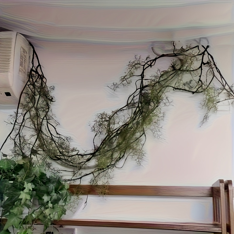 TEMU 1pc 59.1inch Large Artificial Ivy, Fake Hanging Fern Plant, Indoor Outdoor Home Wall Decor, No Maintenance, Perfect For Holiday Decoration