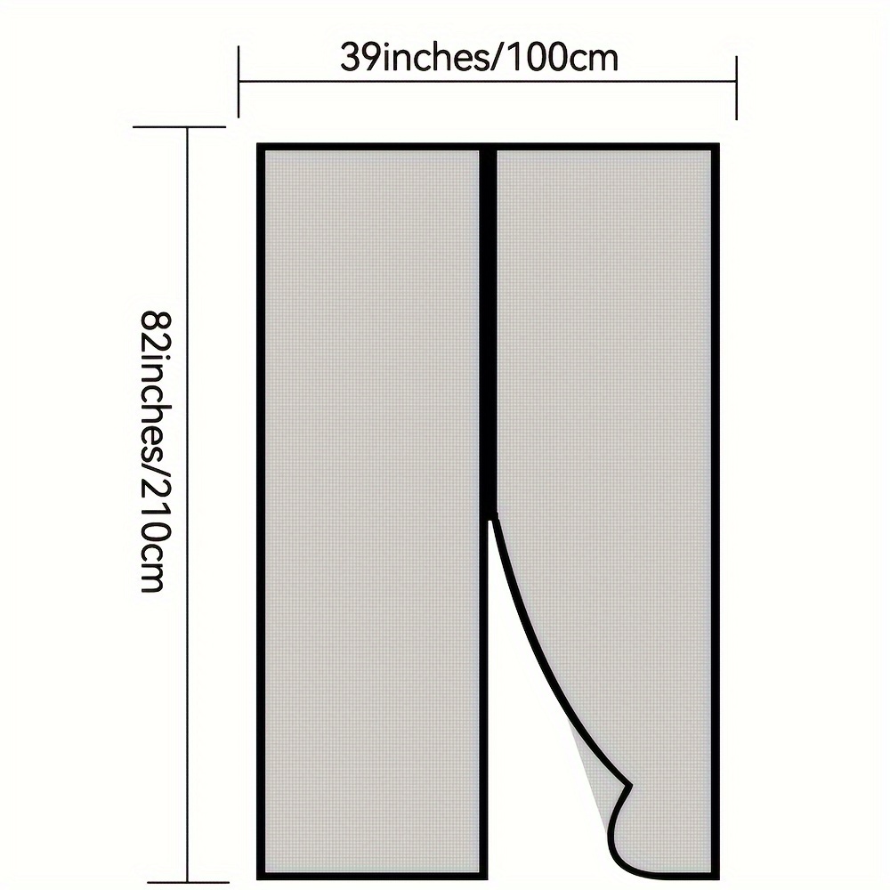 Screen door - Mesh magnetic