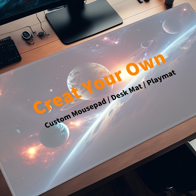 

Customizable Gaming Play Mat For Party Games, 14+, , Easy To Clean Rubber Material, Compatible With Trading Card Games – Diy Personalized Mousepad/desk Mat With Your Custom Photo