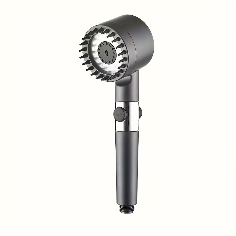 Image of 1pc/2pcs High-pressure Filter Shower Head With 3-setting Adjustable Massage Spray, Style Bathroom Accessory,for Shower Use Only