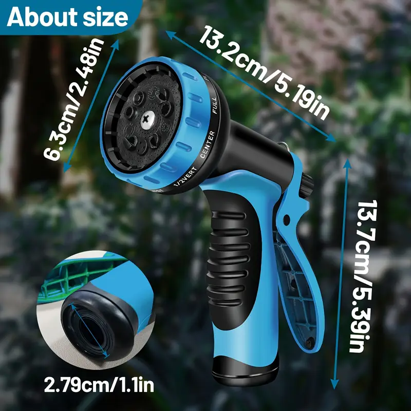 50 heavy duty garden hose threaded 3 4 inch solid brass joint leak proof design anti winding leak proof durable rubber material water pipe hook and storage bag suitable for gardening cleaning forestry use Product details 0