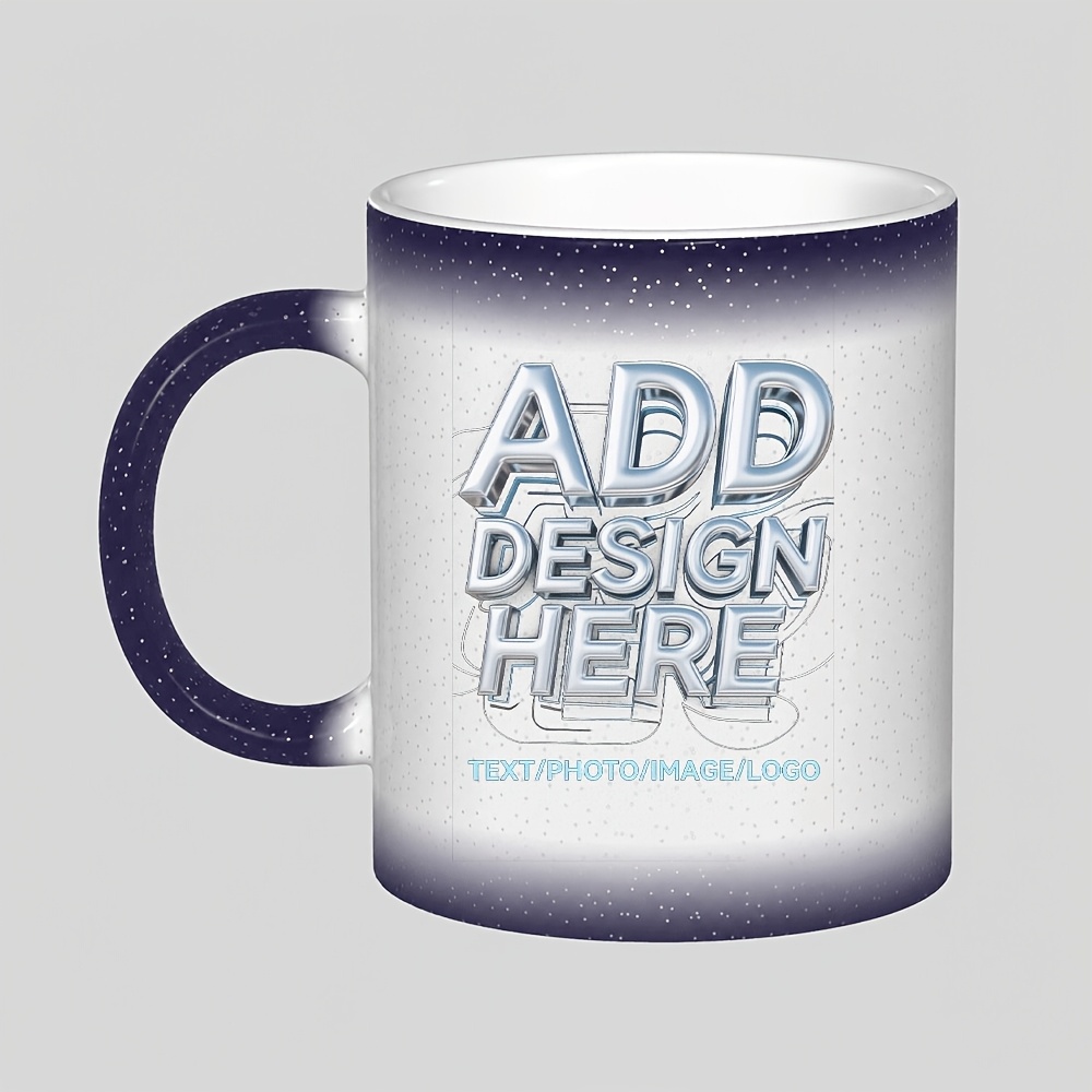 TEMU -sensitive Mug, Color-changing Coffee Cup With Proposal Picture, Hidden Image Reveal Theme, Personalized Gift For Engaged Couples