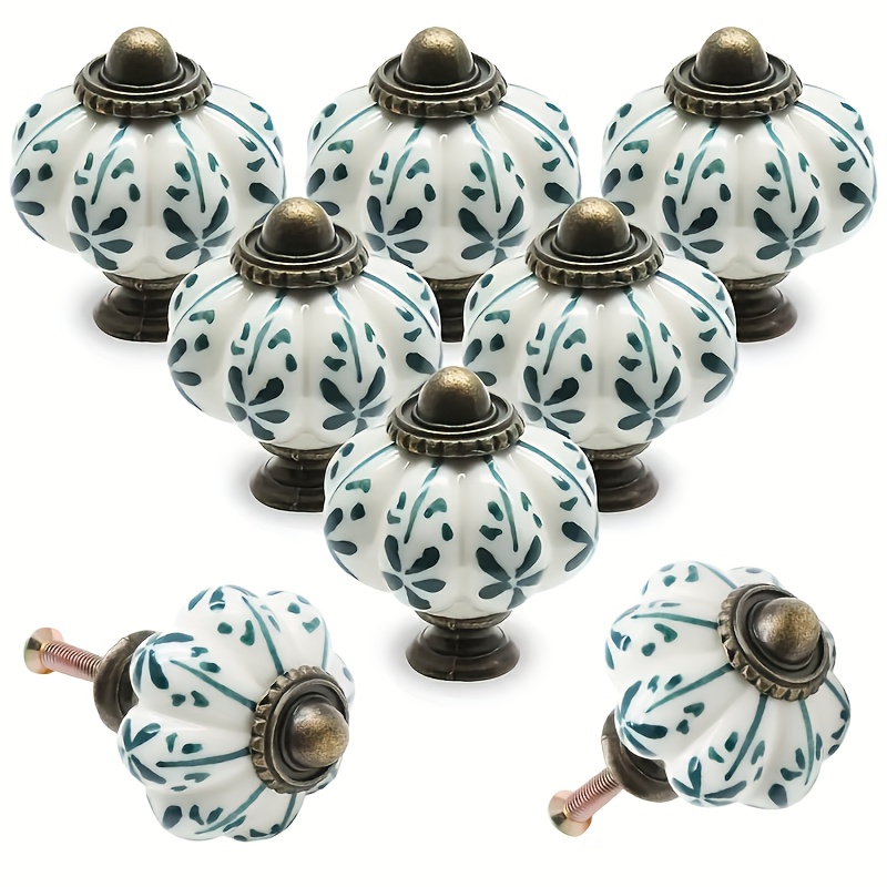 chinese dress ladies Embossed Victorian Knobs, 1-1/2"