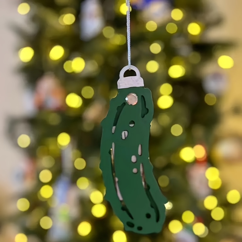 christmas pickle ornament christmas tree cucumber decoration
