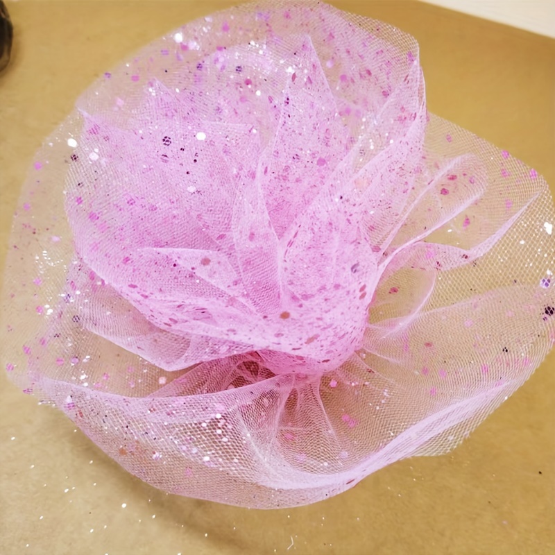 A 39.37-inch Mesh Golden-foiled Lace Doll Ornament Craft, Lace Mesh Shoe Sock Wide Lace Handmade Diy Decoration Christmas Decoration