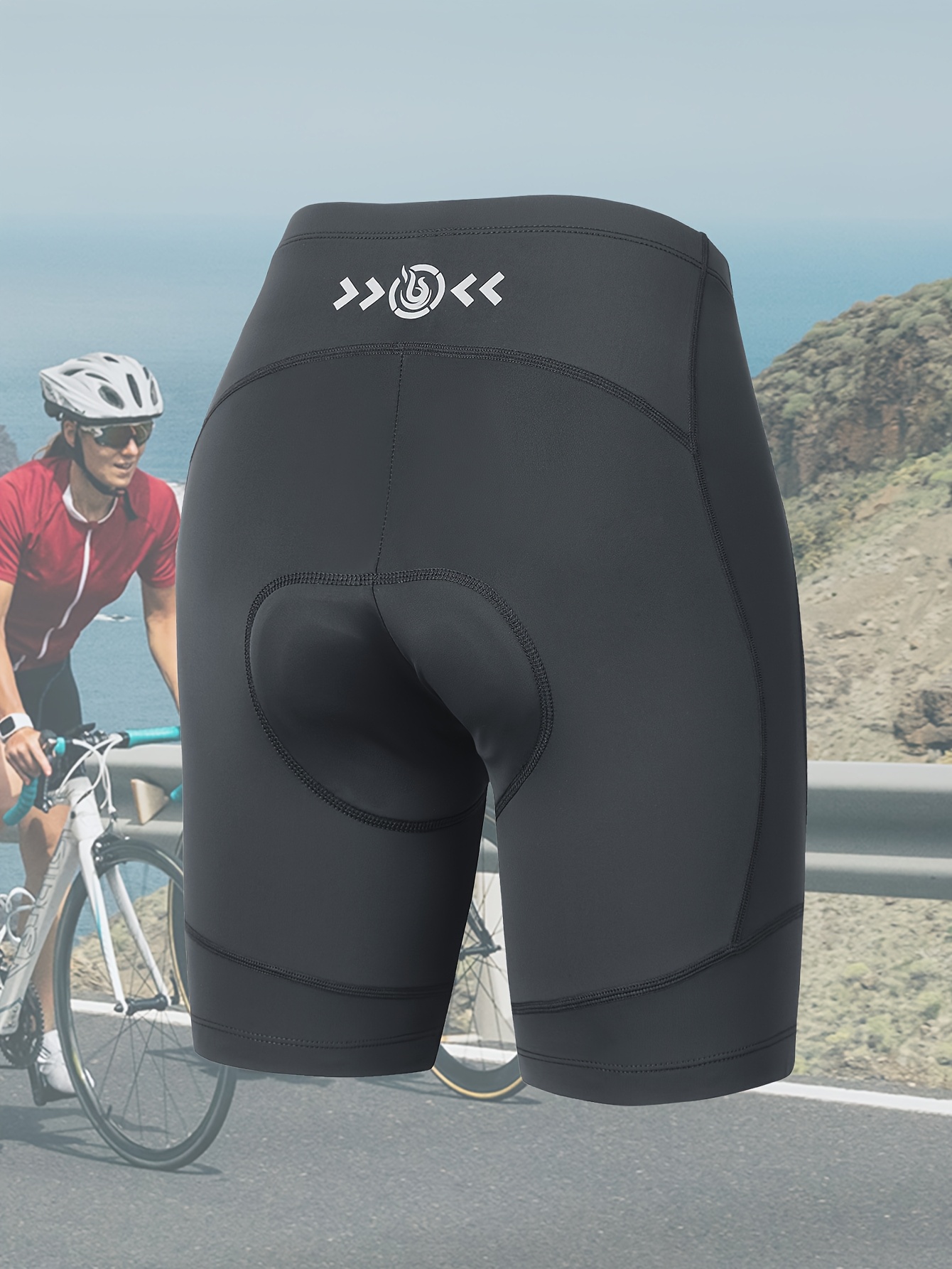 shorts ciclismo 4d mujer cintura transpirable Temu El Salvador