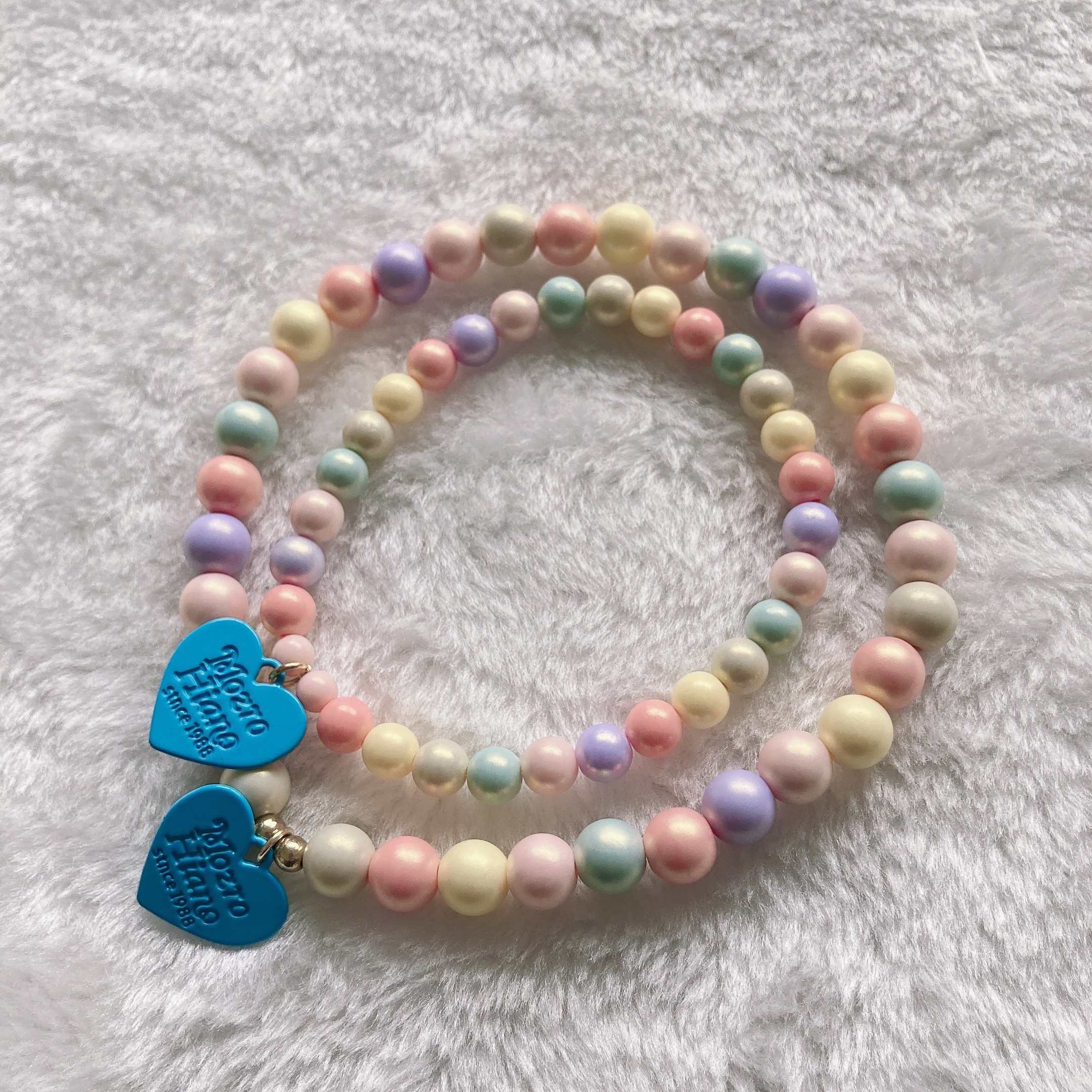fantasy golden and colorful bead heart necklace for dogs Product details 11