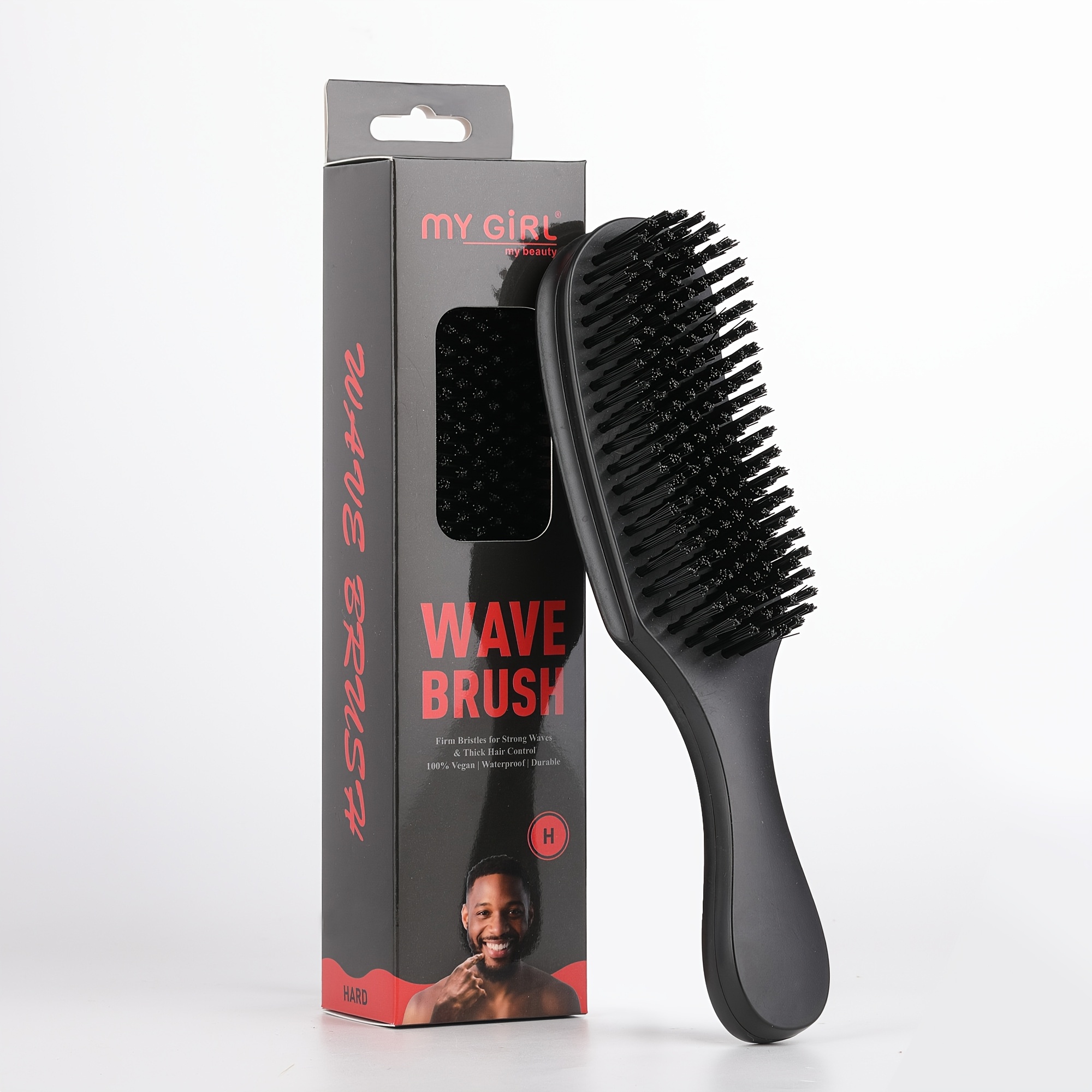 TEMU A Professional Hair Styling And Grooming Comb, Using High-end Hard Brush, More Durable, Beard Care Comb, Waterproof And Durable Styling Tool,