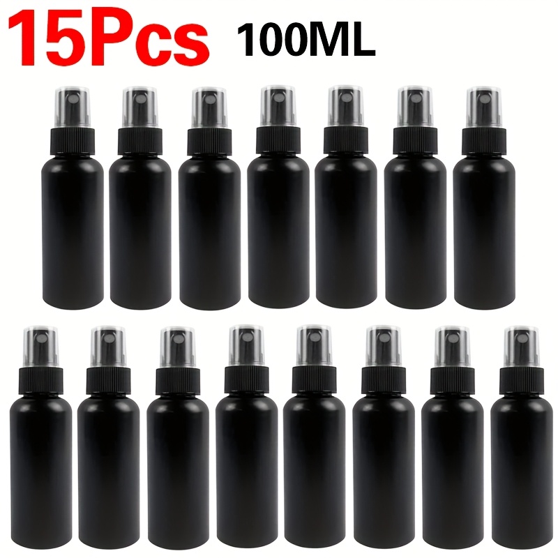TEMU Set Of 15 Empty Spray Bottles For Perfume, Each With A Capacity Of 100ml, Ideal For Travel And Makeup Use