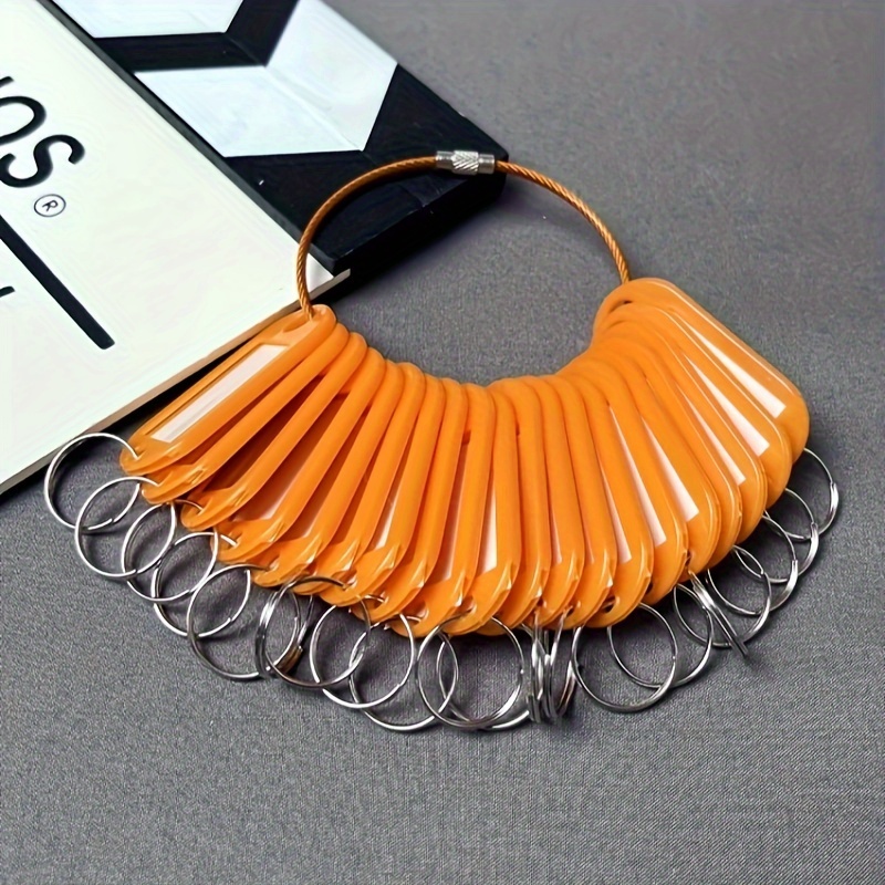 

20pcs Marker Tags + 1pc Bag Glue Wire Ring, Dorm Key Organizer - Pp Material, Office And Rental Property Key Chain