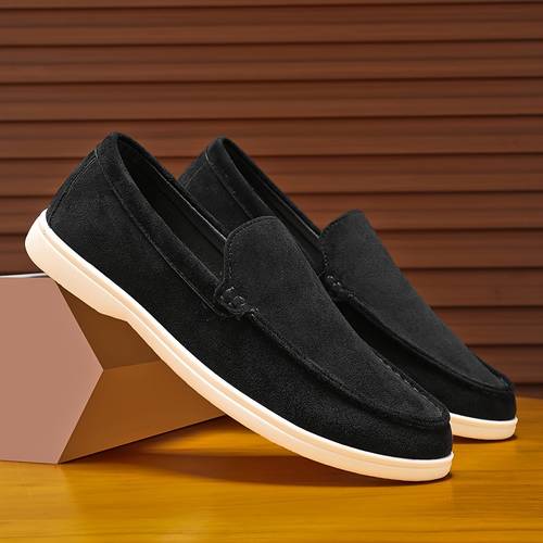mens low top casual slip on versatile loafers trendy mens driving shoes