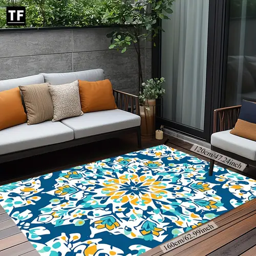 Temu Orange Rug outdoor rugs sold on Temu United States