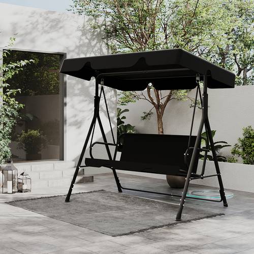 outdoor swing for adults covered with canopy with heavy duty stand adjustable bracket backyard garden or lawn patio swing set