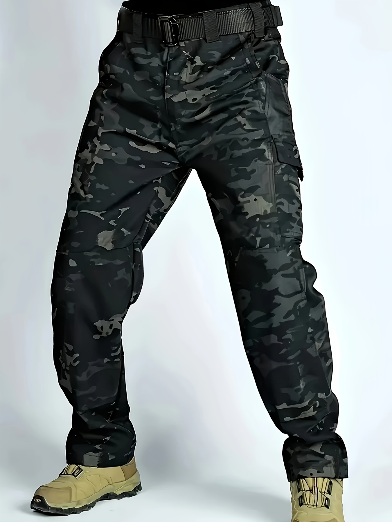 Cargohose Herren Mit Seitentaschen - Wanderhose Arbeitshose Trekking