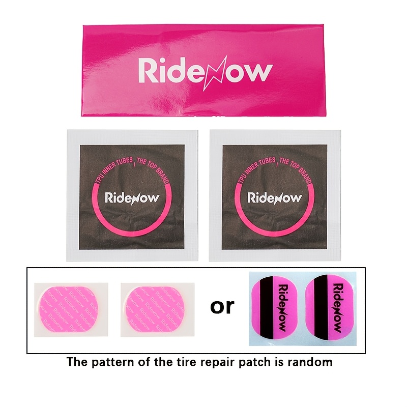 E-shop Klebstofffreies Fahrrad-Reparaturset mit Sofort-Reparatur-Patches für Rennradreifen, Faltradschläuche, robuste TPU-Patches für schnelle