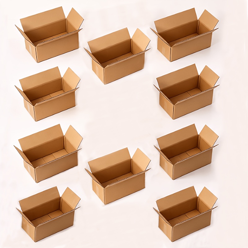 TEMU 10- Solid Color Premium Anti-pressure Anti-drop Sturdy And Durable, Universal Packaging For And , Foldable Carton, Suitable For Packing And ,