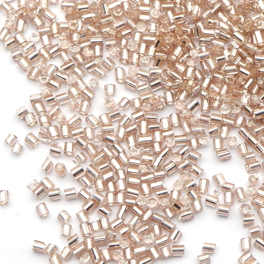 10g/pack H/0 Seed Beads Plain Solid Color Loose Spacer Acrylic Beads With Hole For Jewelry Making Bracelet Necklace Chain Earrings Charm Bangle Decors Craft Additions