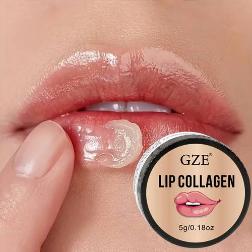 gze lip collagen overnight lip sleeping mask advanced lip plumper with peptide complex lip mask for overnight use