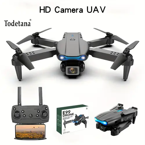 hd camera foldable easy to control rc beginner friendly dron with app control 4k video fpv live feed perfect outdoor gift for christmas valentines