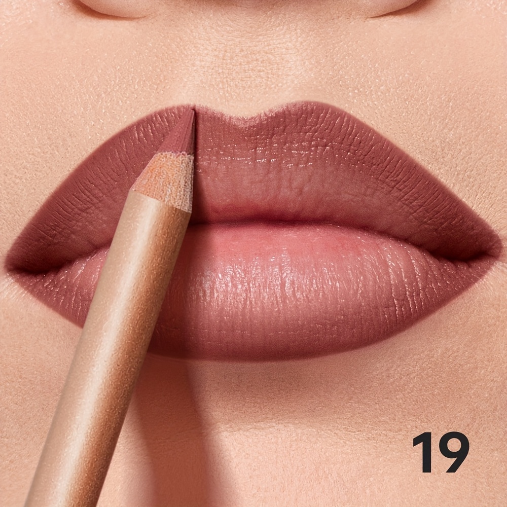 Image of 24 Colors Waterproof Matte Lip Liners - Long-lasting Lipstick, Perfect Gift For Valentine's Day