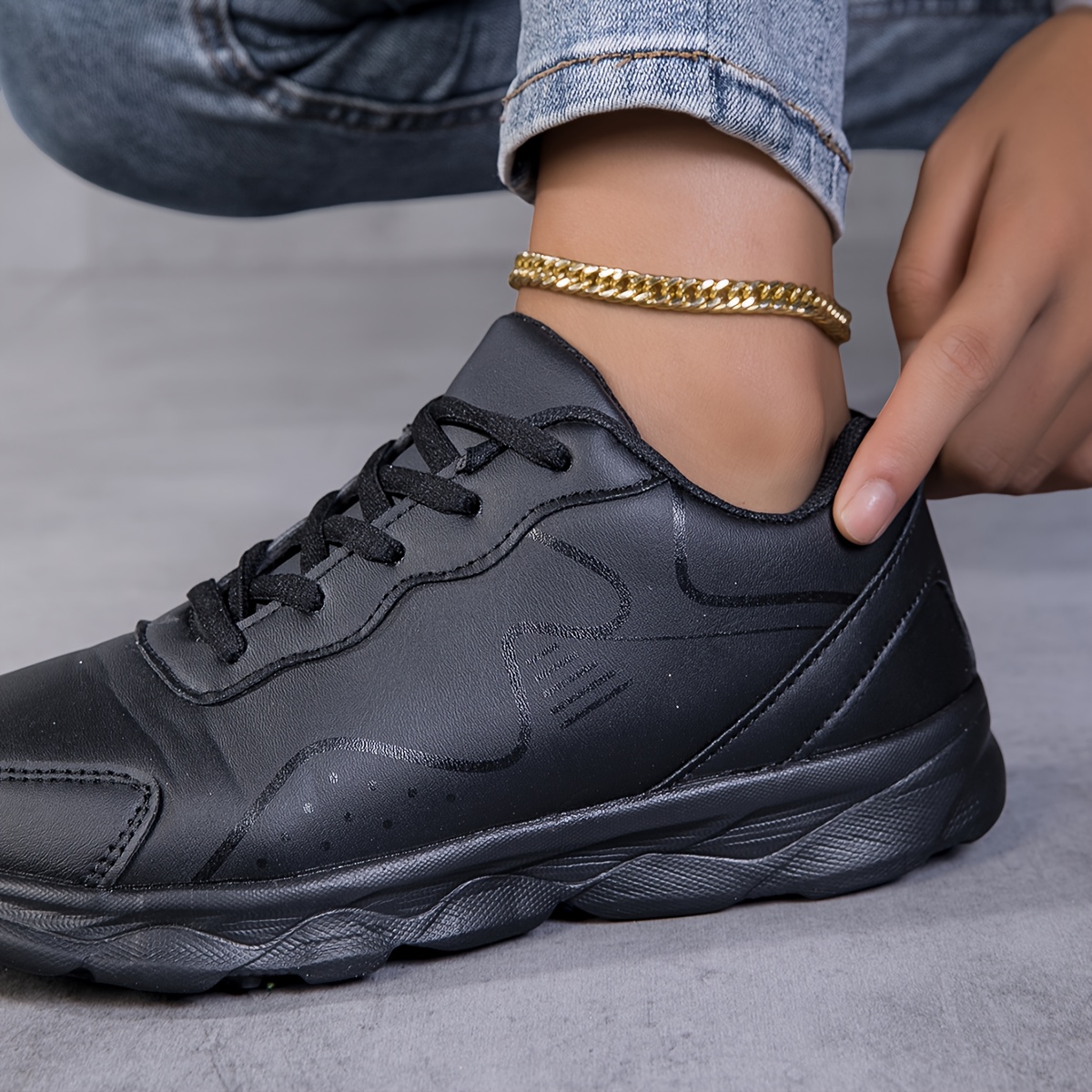 Trendy Black Lightweight EVA Sole Women'S Casual sneakers