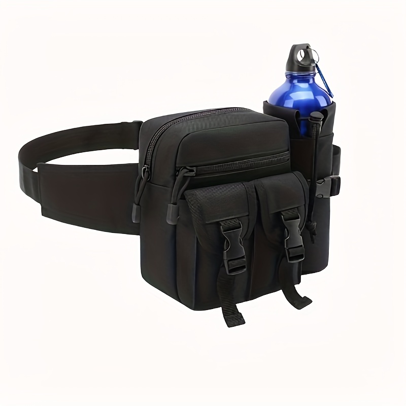 Image of Outdoor Sports Waist Pack, Fishing Tackle Bag, Water Bottle Waist Pack, Multi-functional Travel And Hiking Waist Pack, Outdoor Sports Cycling Bag