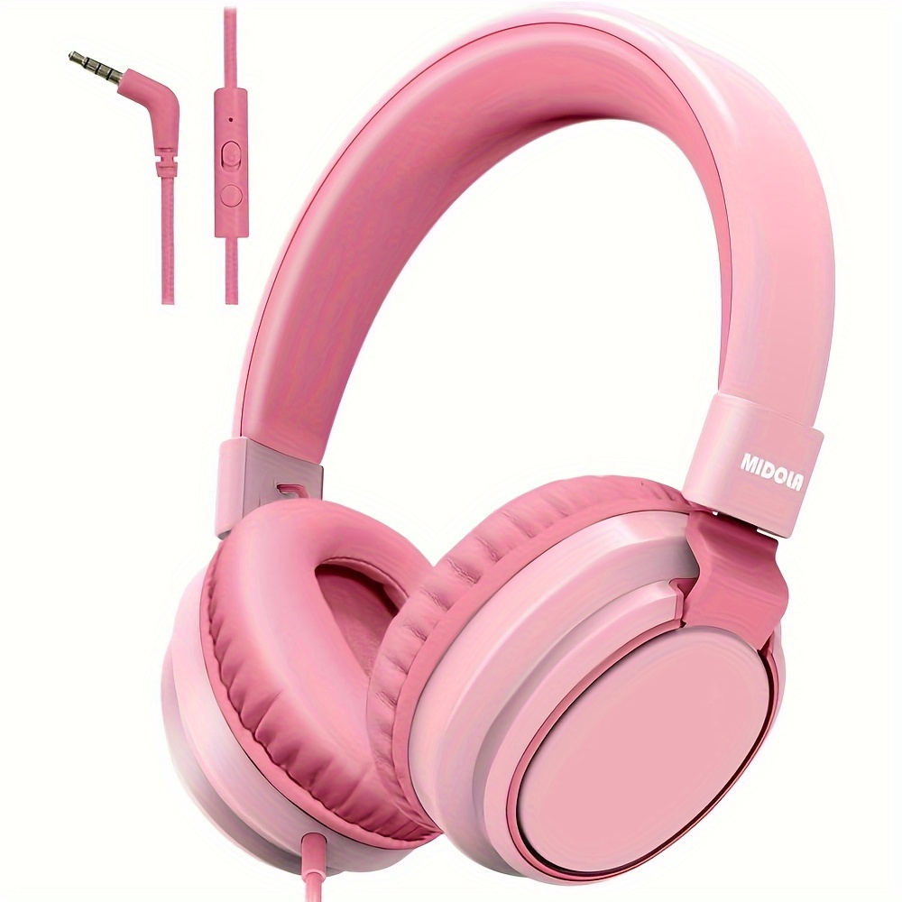 

Headphone Kids Volume 85/110db Over-ear/on-earr Aux 3.5mm Mic For Boy Pc Tablet