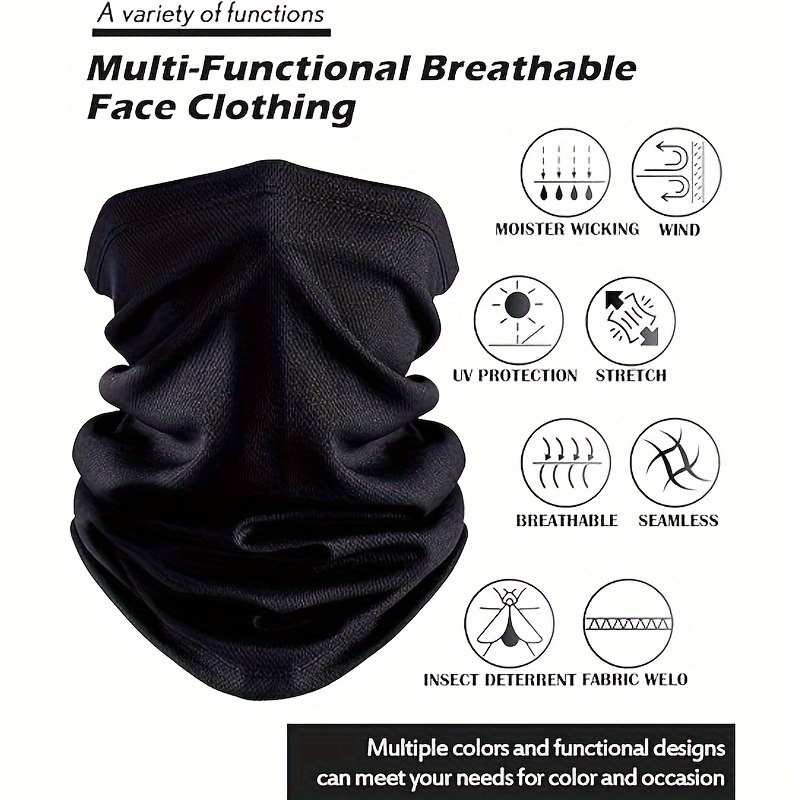 2pcs Summer Neck Gaiter Sunscreen Uv Protection Face Mask For Outdoor  Bicycle Running Face Costume - Jewelry & Accessories - Temu