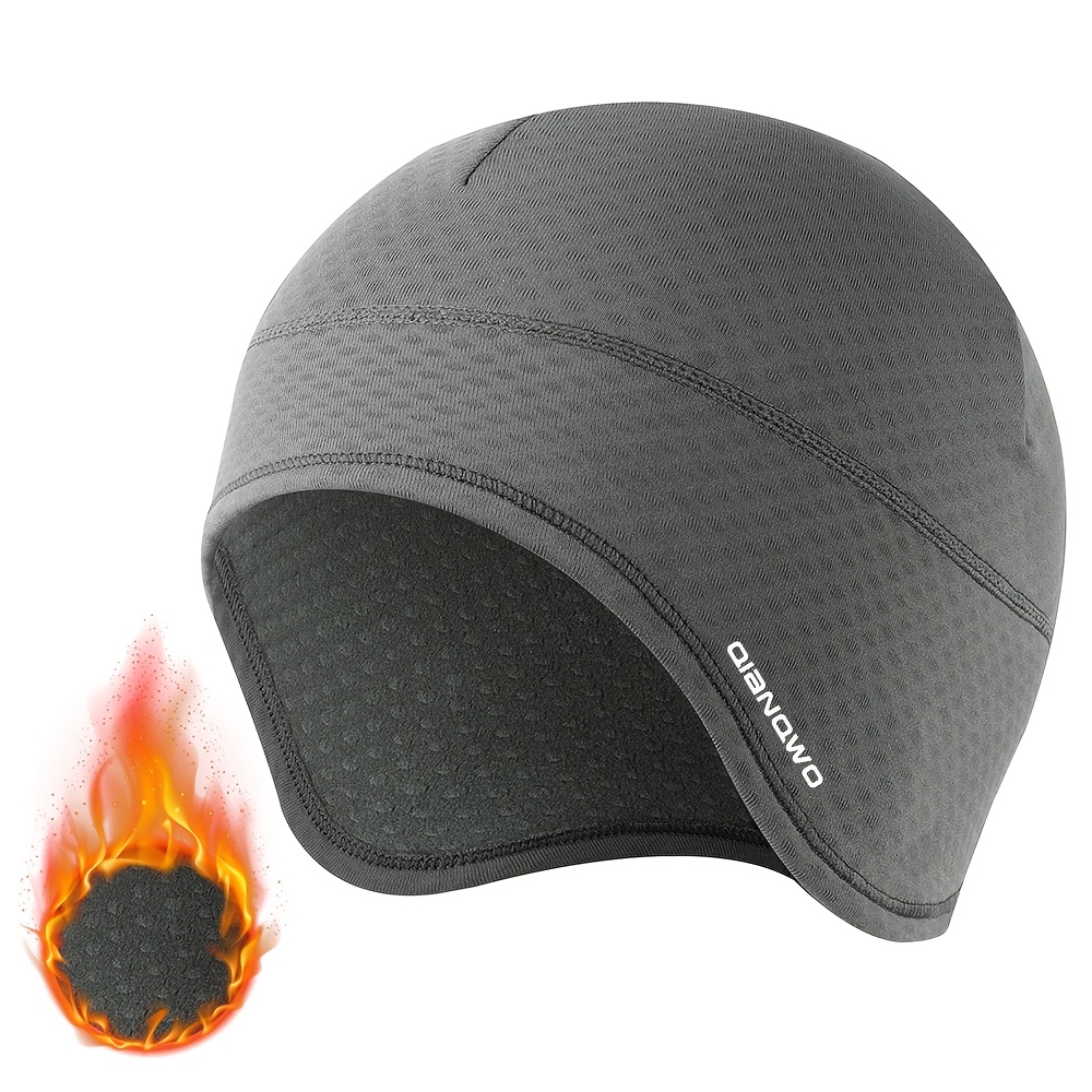 TEMU Autumn Winter Outdoor Cycling Skiing Hat With Velvet Windproof Warm Hat Extended Ear Protection Warm Hat Unisex Cycling Hat Motorcycle Bicycle