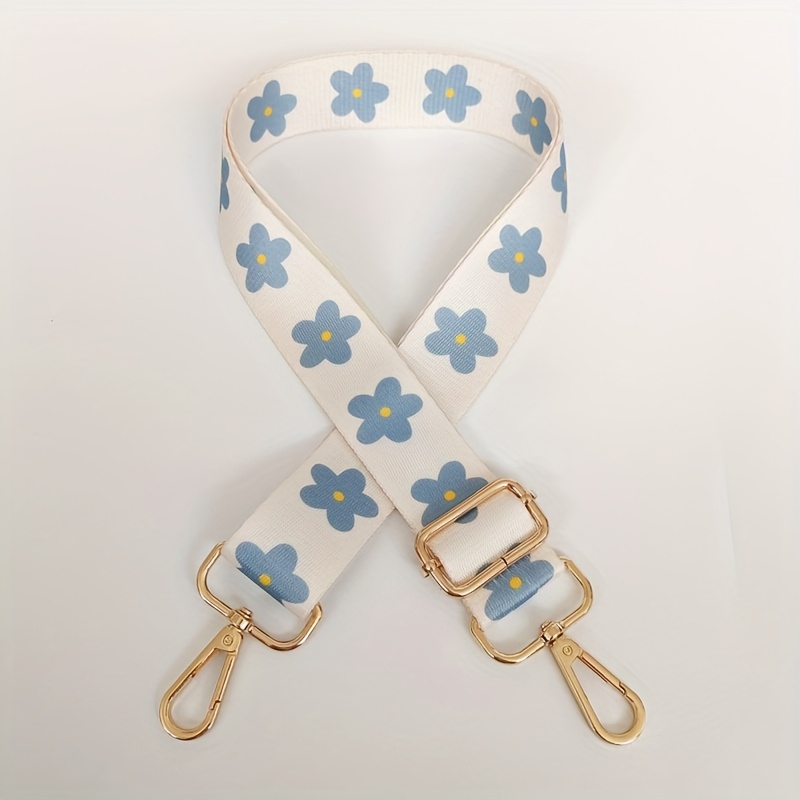 1pc Of Printed Webbing, Fashionable Printed Wide Shoulder Strap, Adjustable Replacement Strap Suitable For Bags, Diy Wallet Making