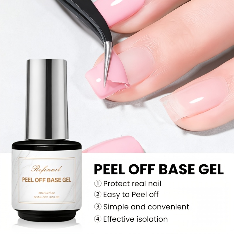 Image of Refinail Tear-off Primer, Nail Nail Polish, Transparent Nail Polish Without Soaking, Compatible With /led Lights, By Beginners, Nail Polish Replaced To Without Hurting Nails