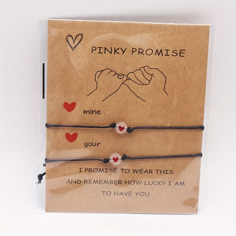 Heart Shaped Luminous Beads Bracelet Adjustable Chain 6 Colors