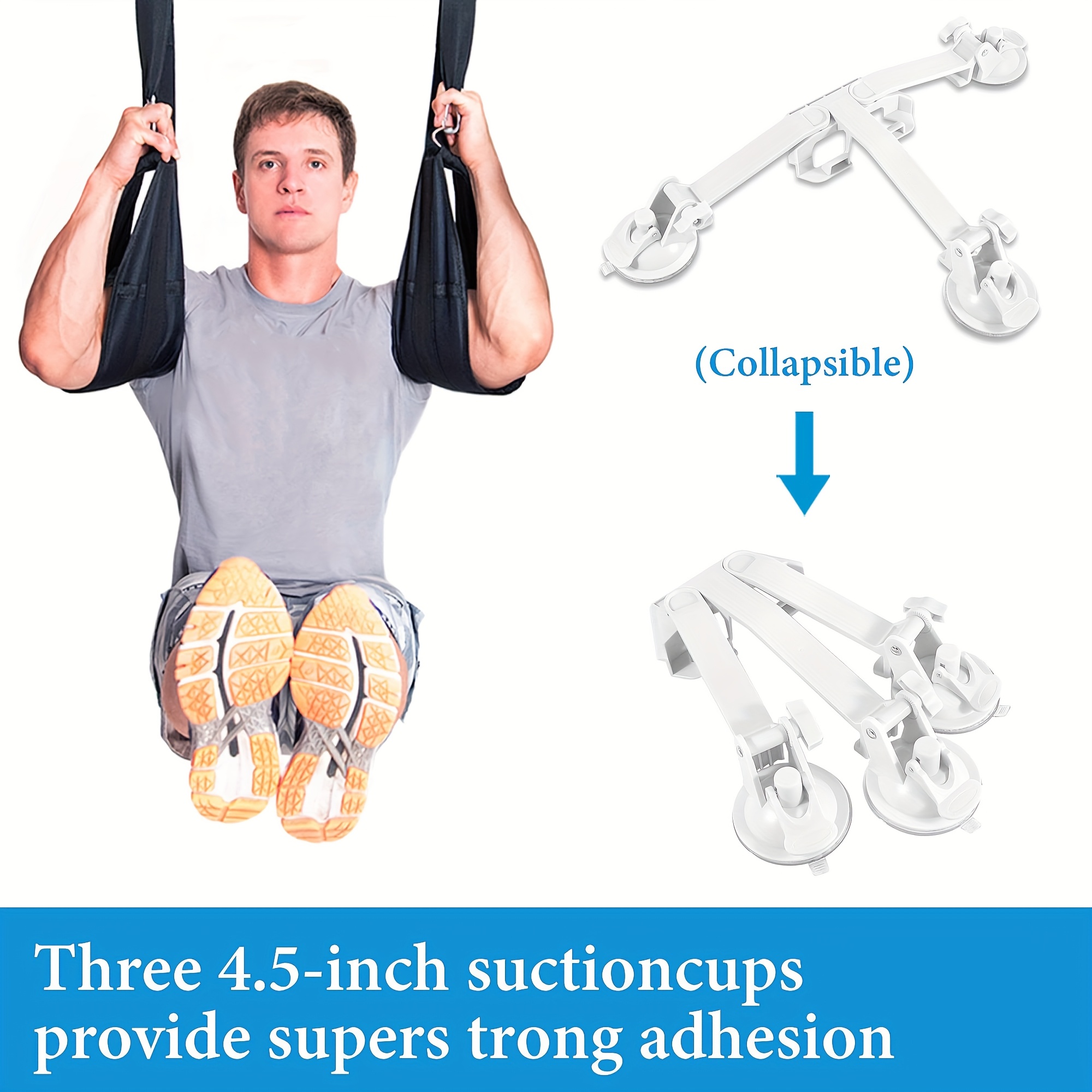 Support de voiture mini pliable Starlink exclusif et breveté avec ventouse, support à dégagement rapide pour toit ouvrant/toit lunaire pour vitre de voiture, camping-car, bateau, camion (noir et blanc)