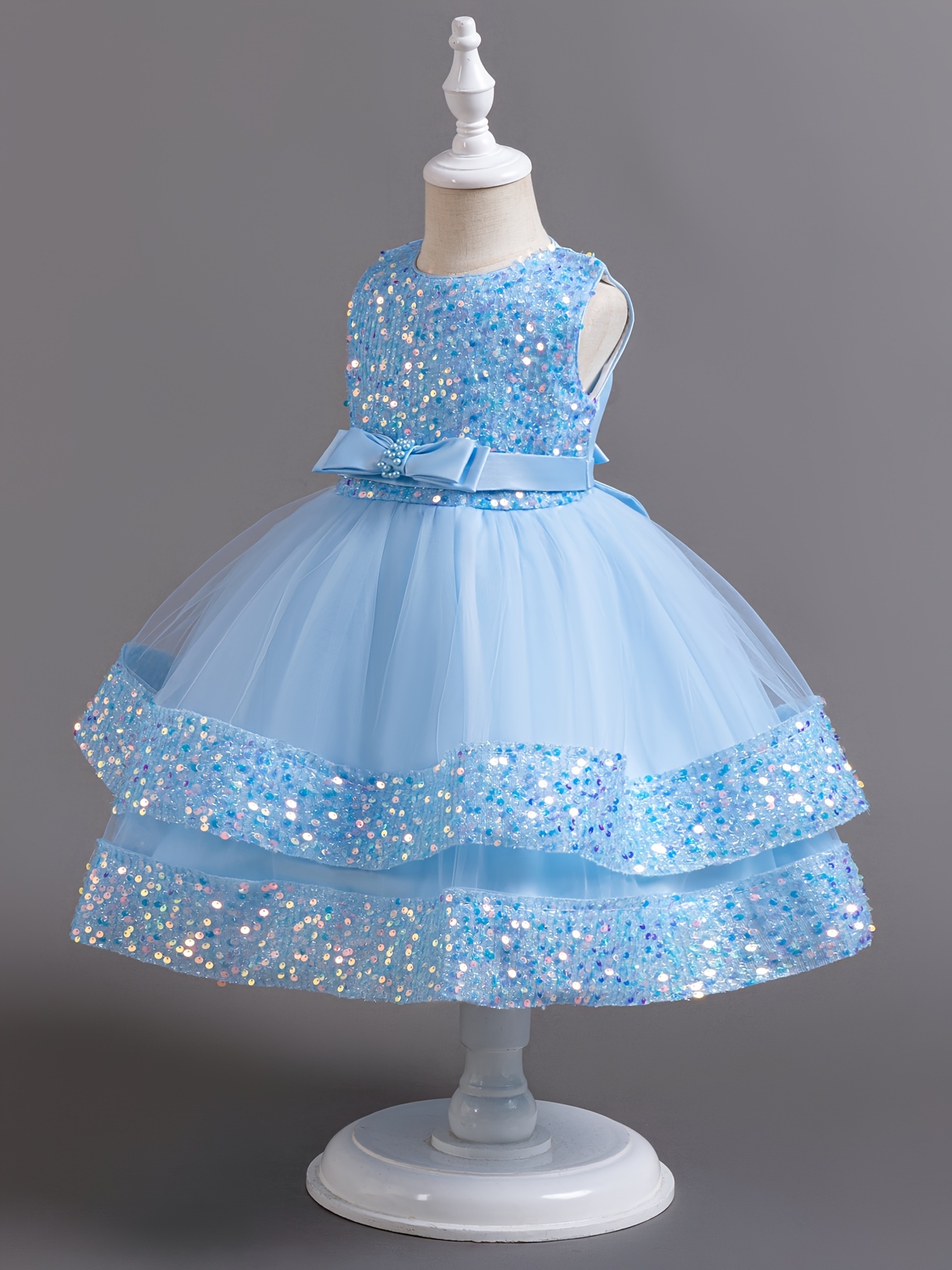 Infant Toddler Girls New Children's Dress Sequin Princess - Temu