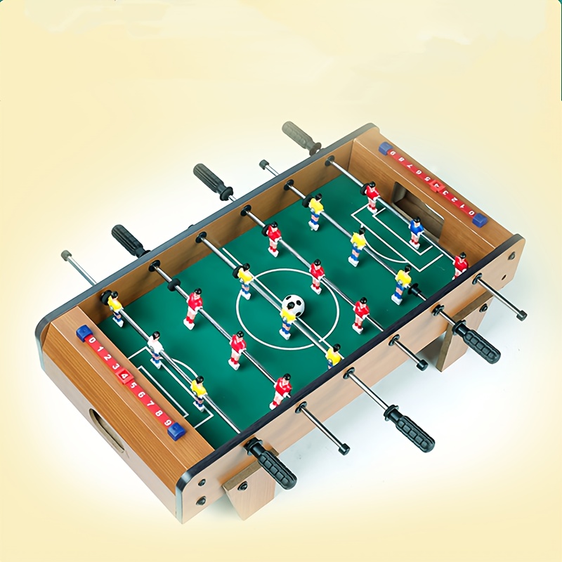 50 inch foosball table with 12 players heavy duty wooden construction 12 player foosball game with 12 position 12 position compact desk for home office party ideal for adults teens Product details 6