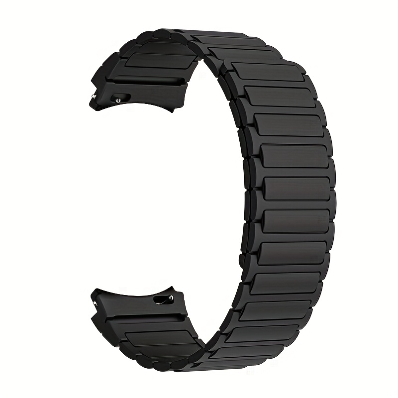 TEMU Ремінець для for Samsung Galaxy Watch 6 Classic 7 5 Pro 4 44мм 40мм 45мм без зазорів, магнітний браслет, ремінець для Galaxy Watch 6