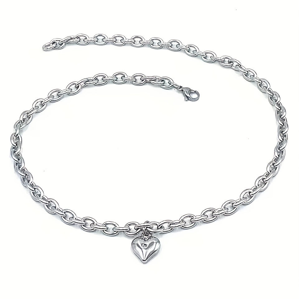 1 versatile cat collar chain adjustable   necklace golden or silvery heart shaped pendant suitable for pet cats kittens and small dogs Product details 8