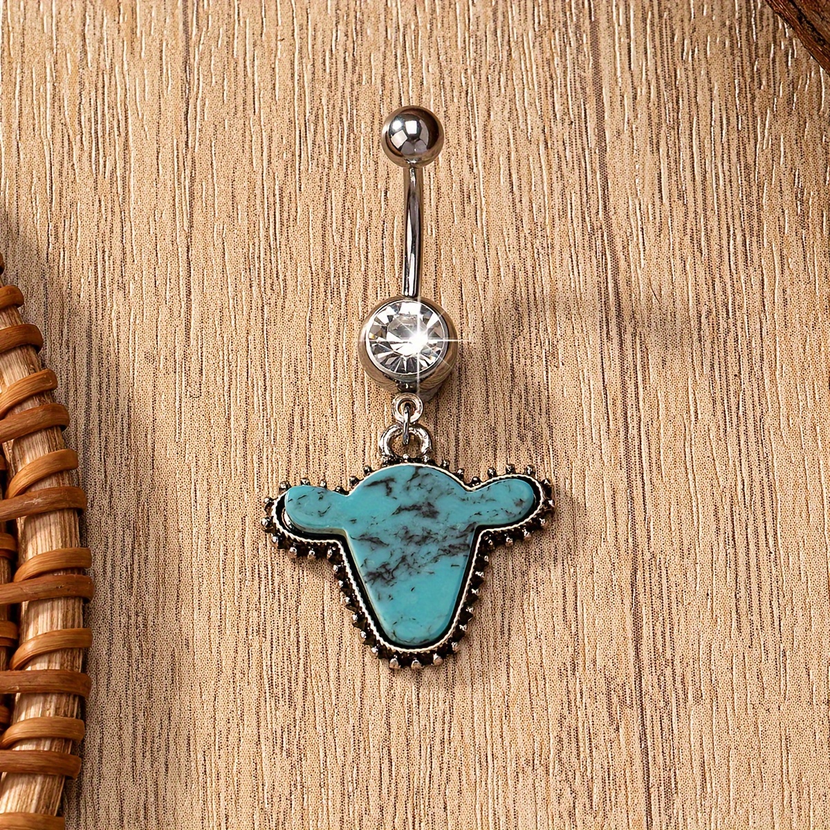 Cactus on sale belly ring