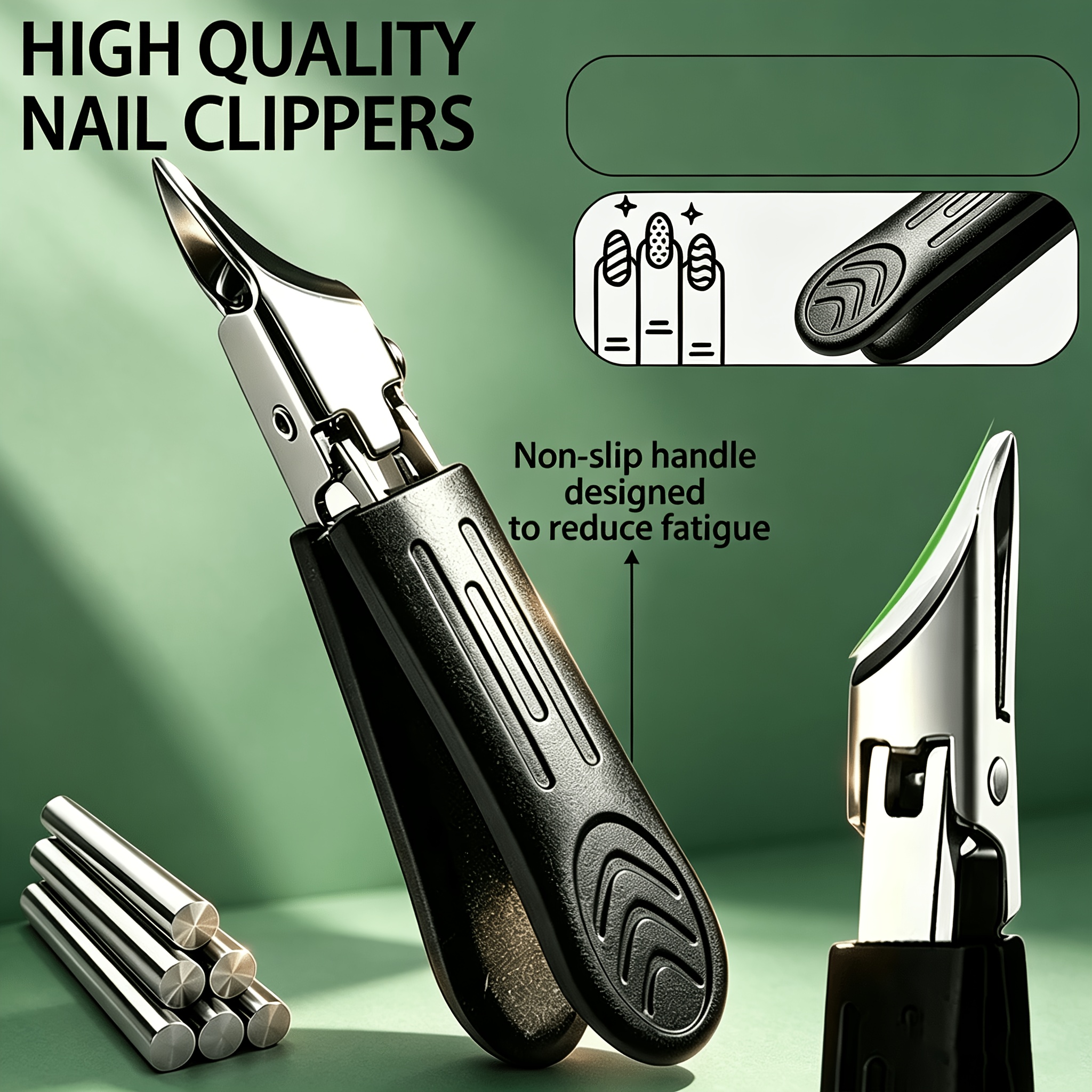 Eagle Beak Beveled Nail Clippers for Ingrown Toenails