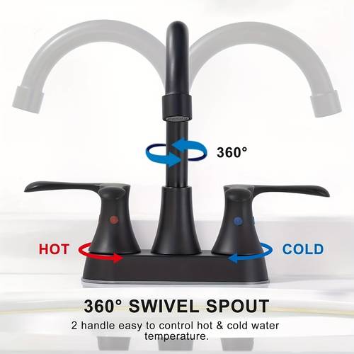bathroom faucets basin sink faucet 4in centerset vanity mixer with up drain bathroom faucet 3 hole 2 handle bathroom faucet for sink