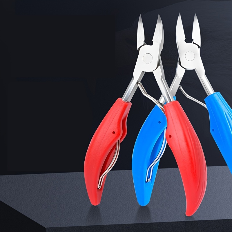 

Nail Cuticle Clippers, Stainless Steel Tweezers Pusher Dead Skin Removal Scissors Clippers Manicure Tools