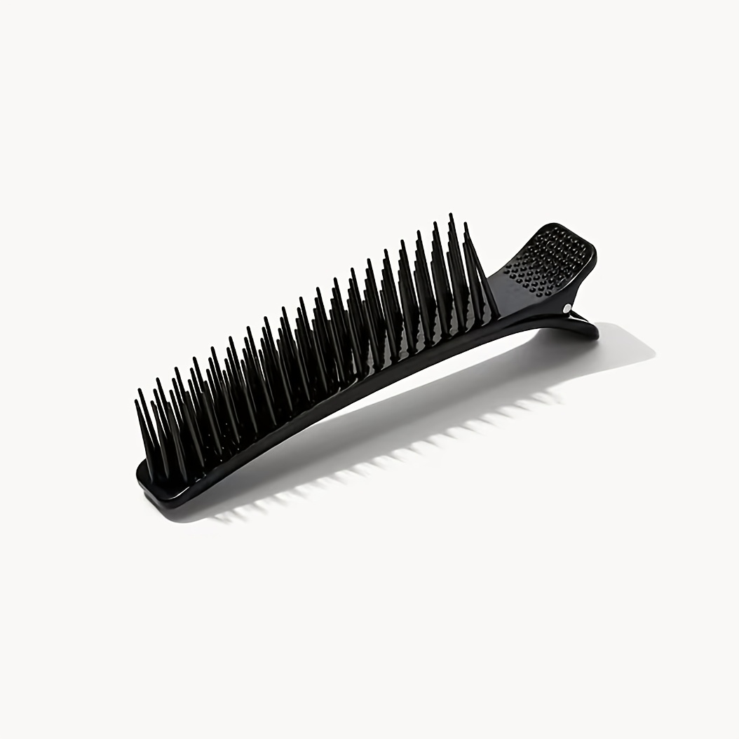 TEMU 2pcs Hair Styling Clips With Built-in Comb & Plastic Comb Mechanism Suitable For All Hair Types, Multi-functional Clips For Dye Positioning,