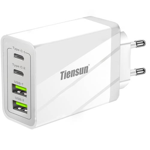 caricatore usb 4 porte, 10w/5v2a usb c presa 2a2c di ricarica intelligente adattatore usb, di ricarica 4 porte per iphone 16 15 14 13 12 8 xr galaxys24 ultra s23 s22 s21 ipad pixel