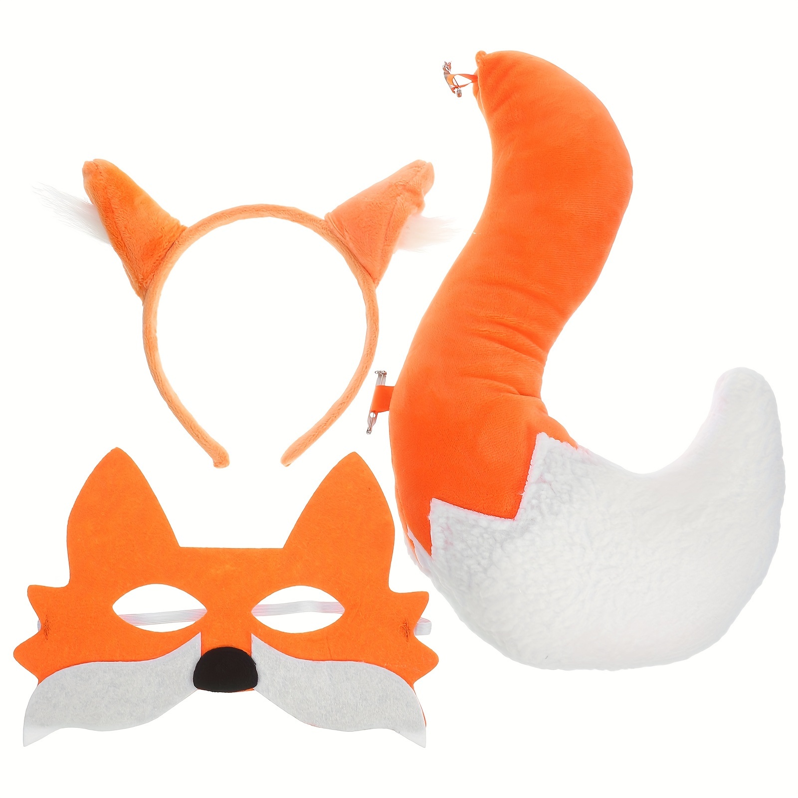 Valentine's Day Fox Tail Butt Plug Ear Headband Bell Ribbon - Temu