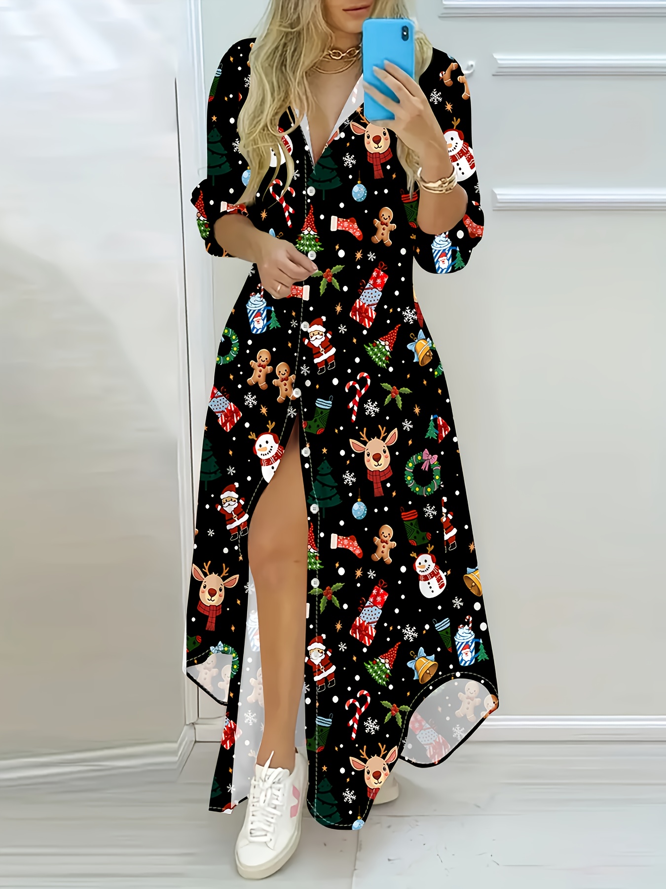 christmas dress sold on Temu Canada