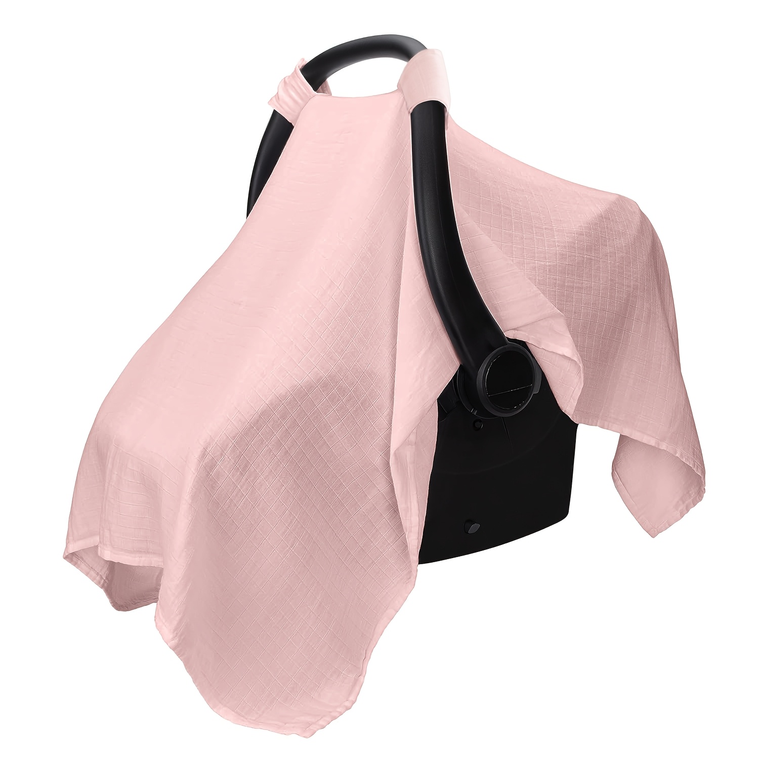 Car Seat Covers For Babies, Soft Infant Car Seat Cover, Muslin Baby Carseat Cover Girls Boys, Car Seat Canopy With Breathable