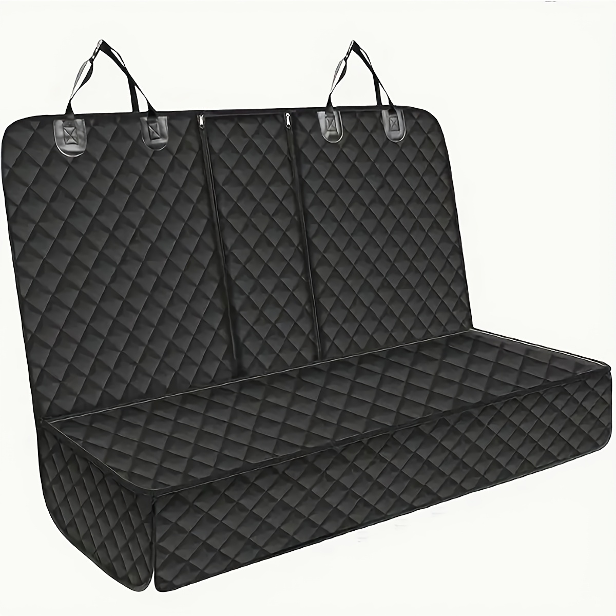 TEMU Luxury Quilted Dog Car Seat Cover, Dog Rear Seat Cover Pet Car Seat Protector Anti-scratch Bench Car Seat Cover, Not Including Car , Anti-slip