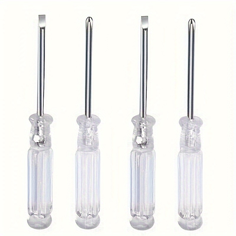 

4pcs Screwdriver Set - 3mm & , , No Needed - For Diy Projects