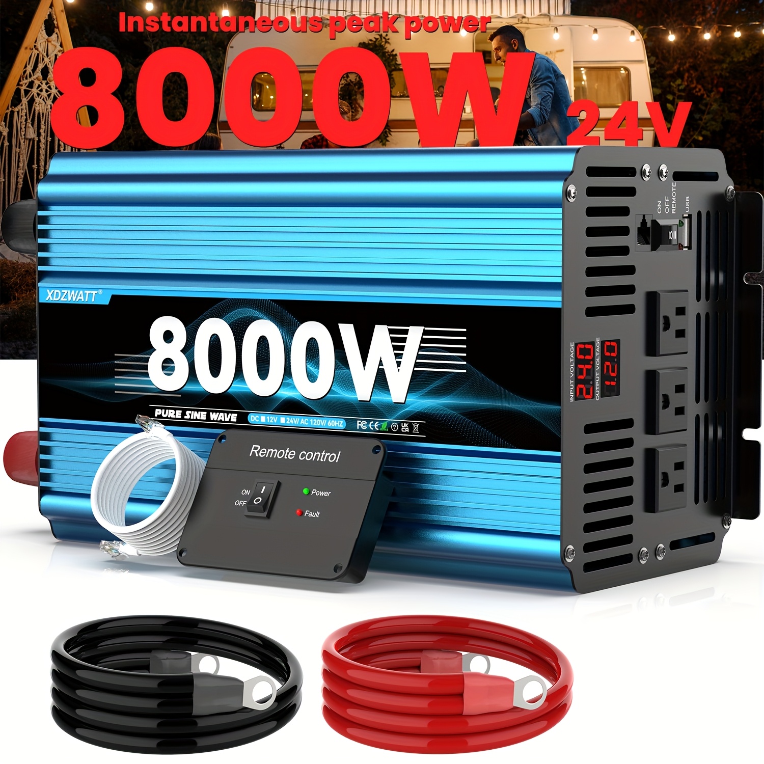 EDECOA 3000W/6000W Convertitore 12V 220V Invertitore Di Potenza Power - Foto 10